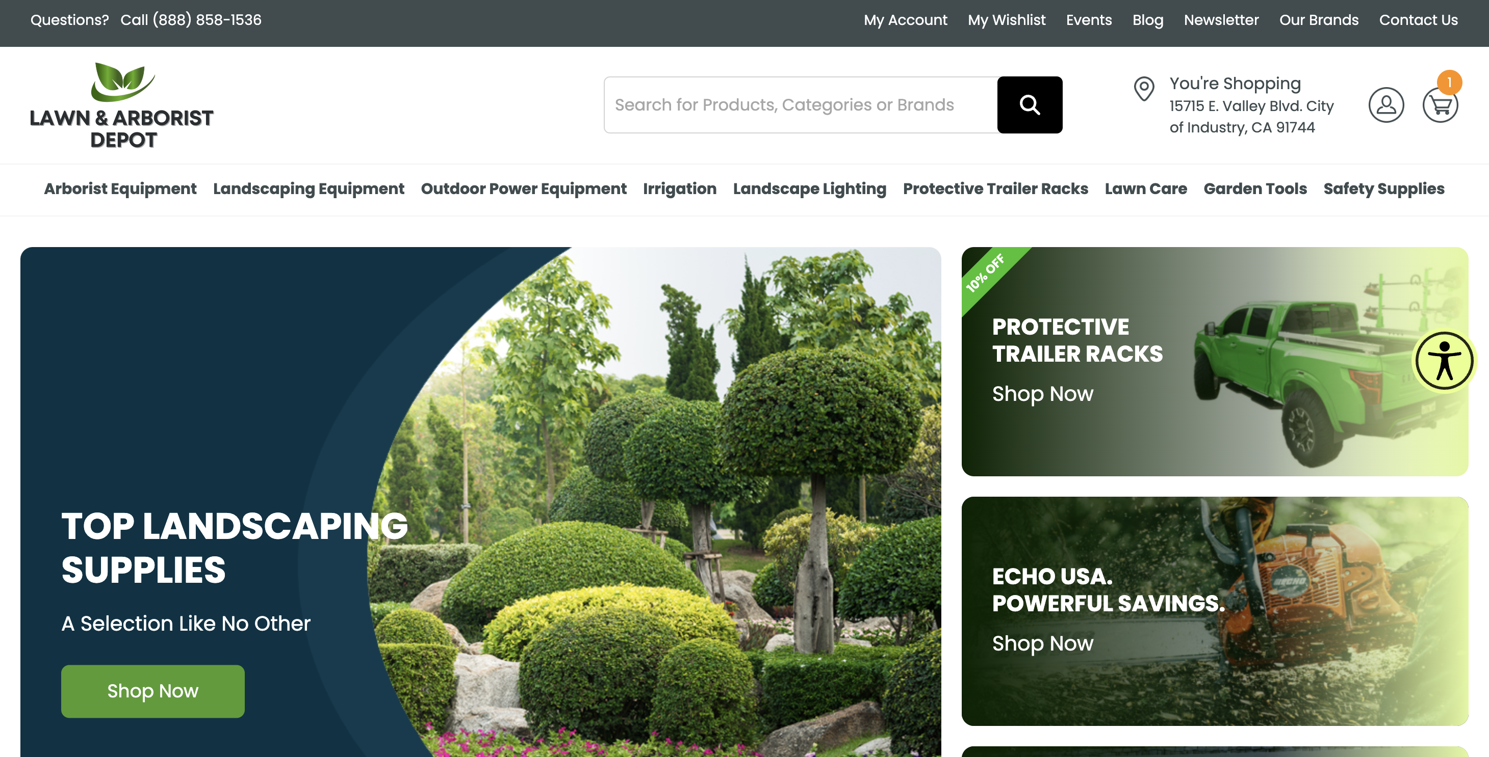 lawn and arborist depot launches new website